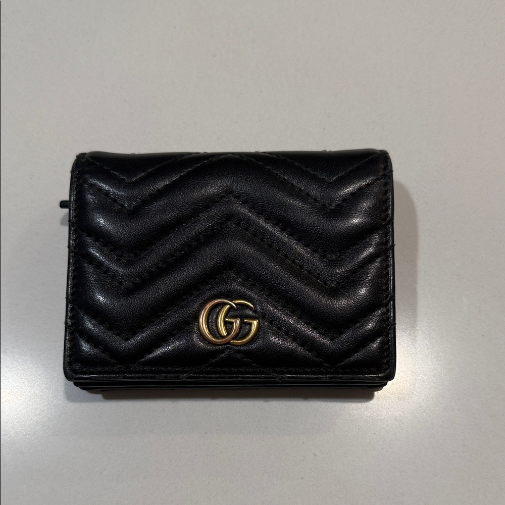 Gucci black leather wallet 2022 collection